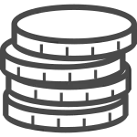 Coins SVG Icon